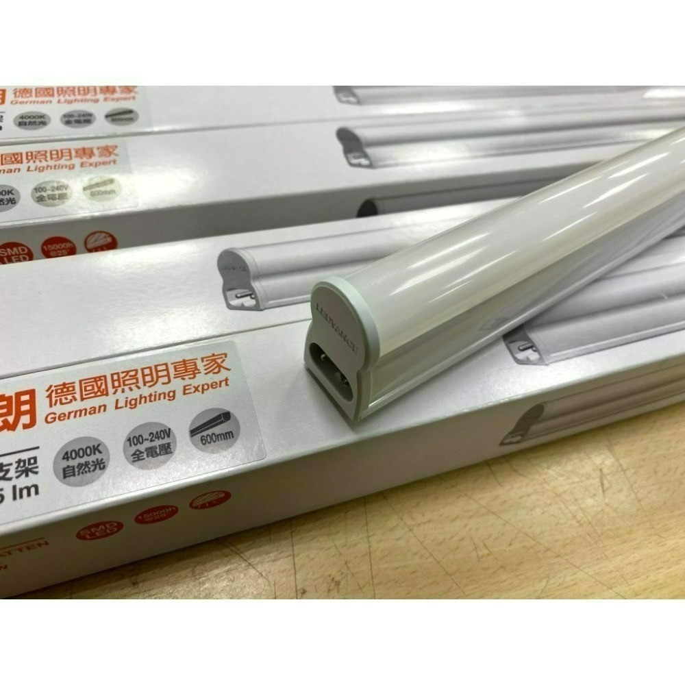 含稅 OSRAM 歐司朗 LED T5 支架燈 1尺/2尺/3尺/4尺 (黃光/自然光/白光) 全電壓-細節圖2