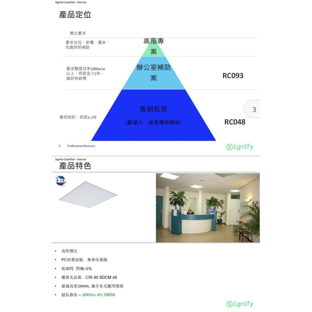 含稅 PHILIPS 飛利浦 LED 平板燈 2x2尺 38W經濟款 / 38W節標款 (自然光/白光) 全電壓-細節圖3