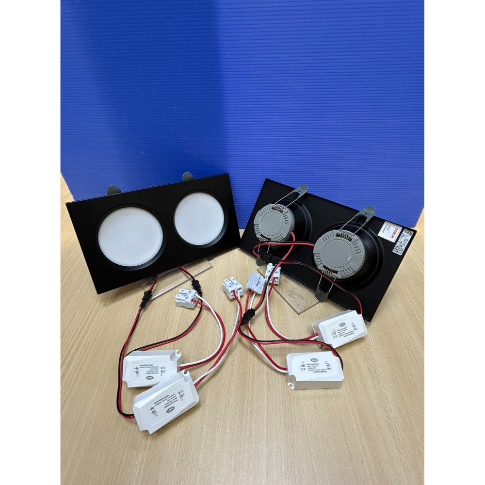 含稅 KAOS LED 散光型 崁入式盒燈 9W/15W 單燈/雙燈 (黃光/自然光/白光) 全電壓-細節圖10