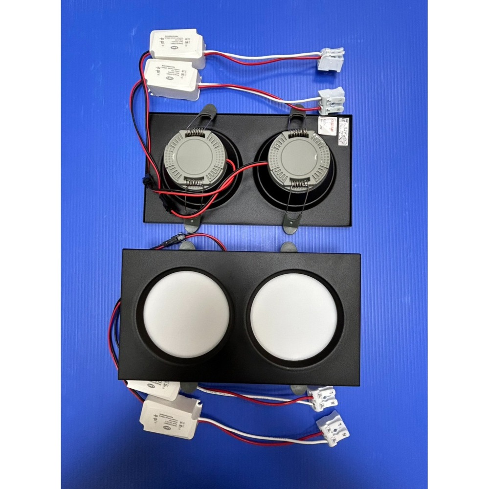 含稅 KAOS LED 散光型 崁入式盒燈 9W/15W 單燈/雙燈 (黃光/自然光/白光) 全電壓-細節圖11