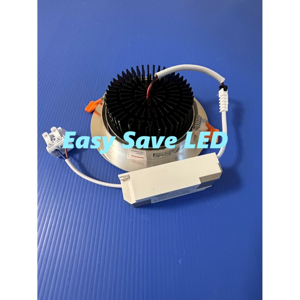 含稅 KAOS LED崁燈 投射燈 質感鋁材 冷鍛散熱器 12cm 9W/12W/15W 白殼/黑殼/銀殼-細節圖5