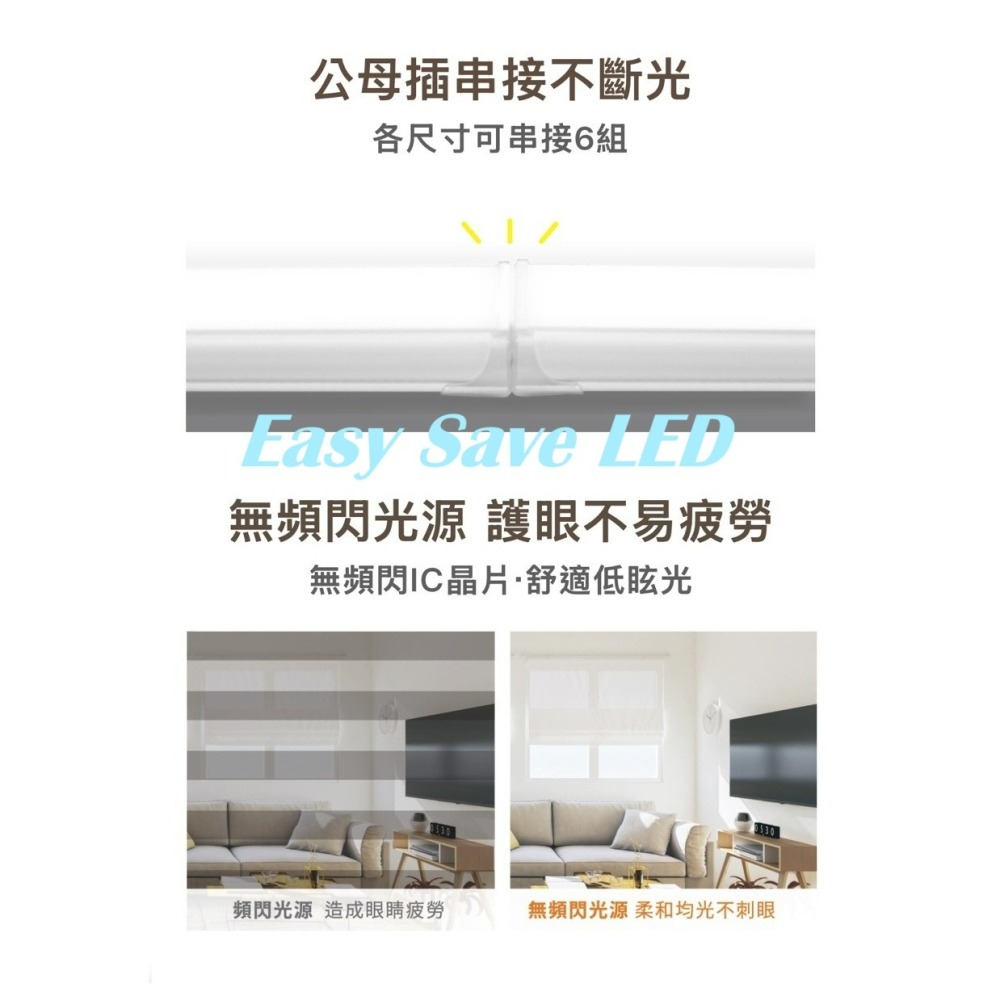 含稅 Dancelight 舞光 LED T5 調光 支架燈 1尺/2尺/4尺 電阻式調光器110V 500W需另購-細節圖4