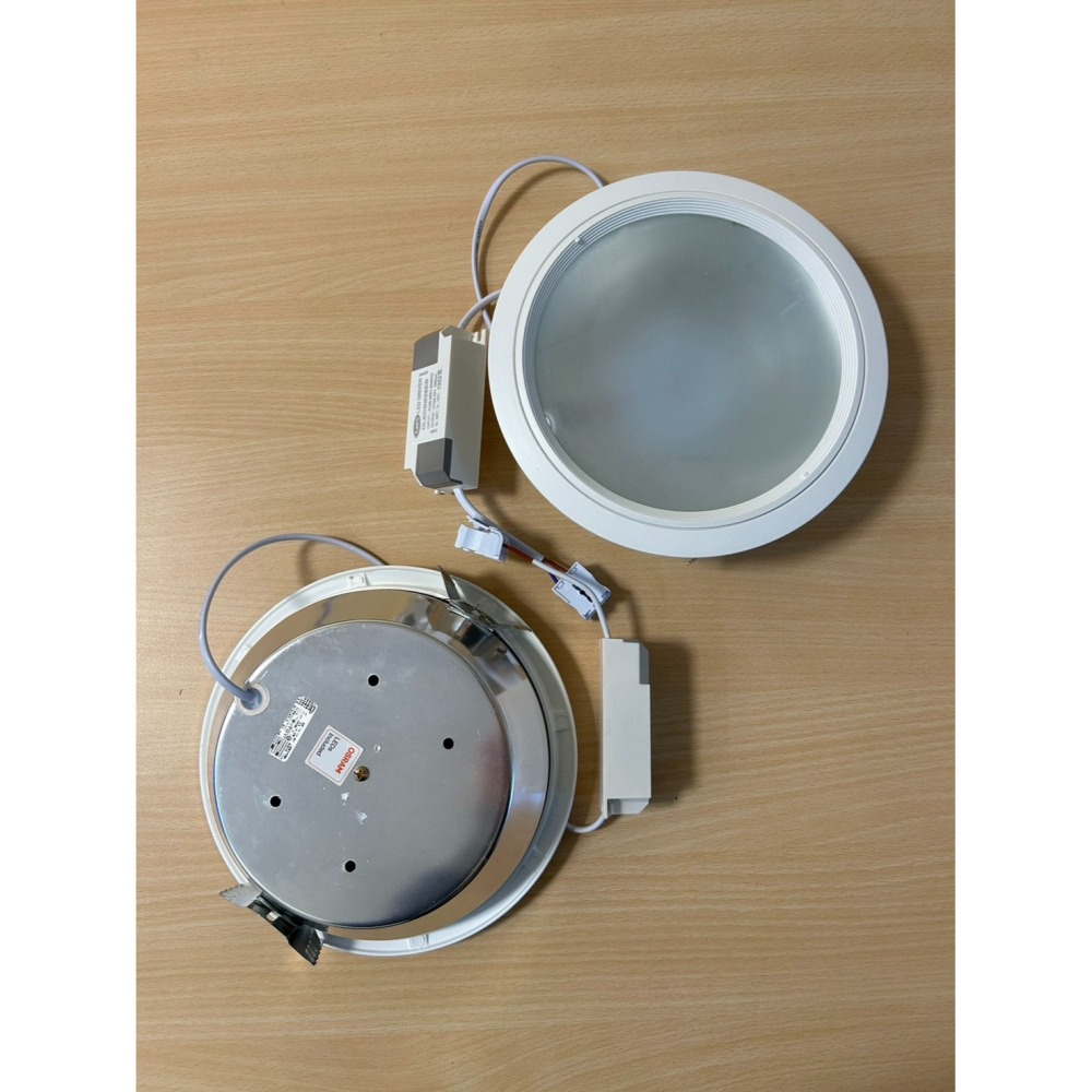 含稅 KAOS 台製 LED 壓鑄鋁 玻璃漢堡崁燈 10cm/12cm/15cm/18cm/20cm 黃光/自然光/白光-細節圖3