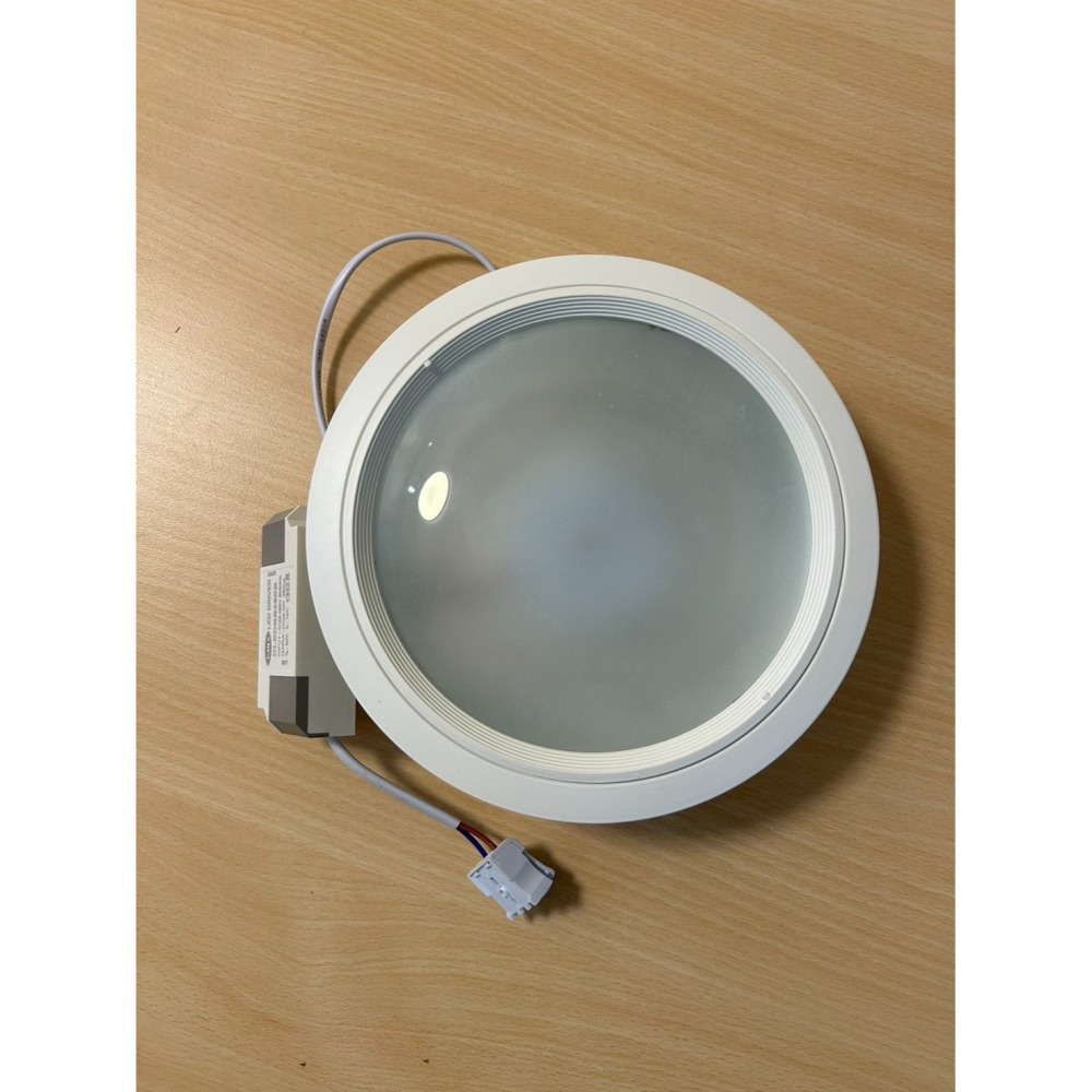 含稅 KAOS 台製 LED 壓鑄鋁 玻璃漢堡崁燈 10cm/12cm/15cm/18cm/20cm 黃光/自然光/白光-細節圖4