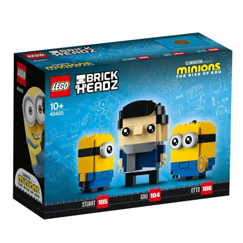 LEGO lego Lego 樂高 40420 大頭系列 樂高 小小兵格魯、史都華與奧托 全新未拆 現貨