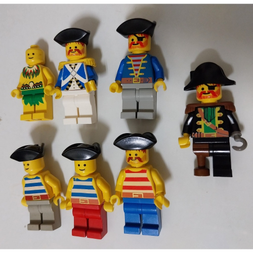 LEGO 樂高 6278 6286 6285 6276 官兵 海盜 土著 食人族