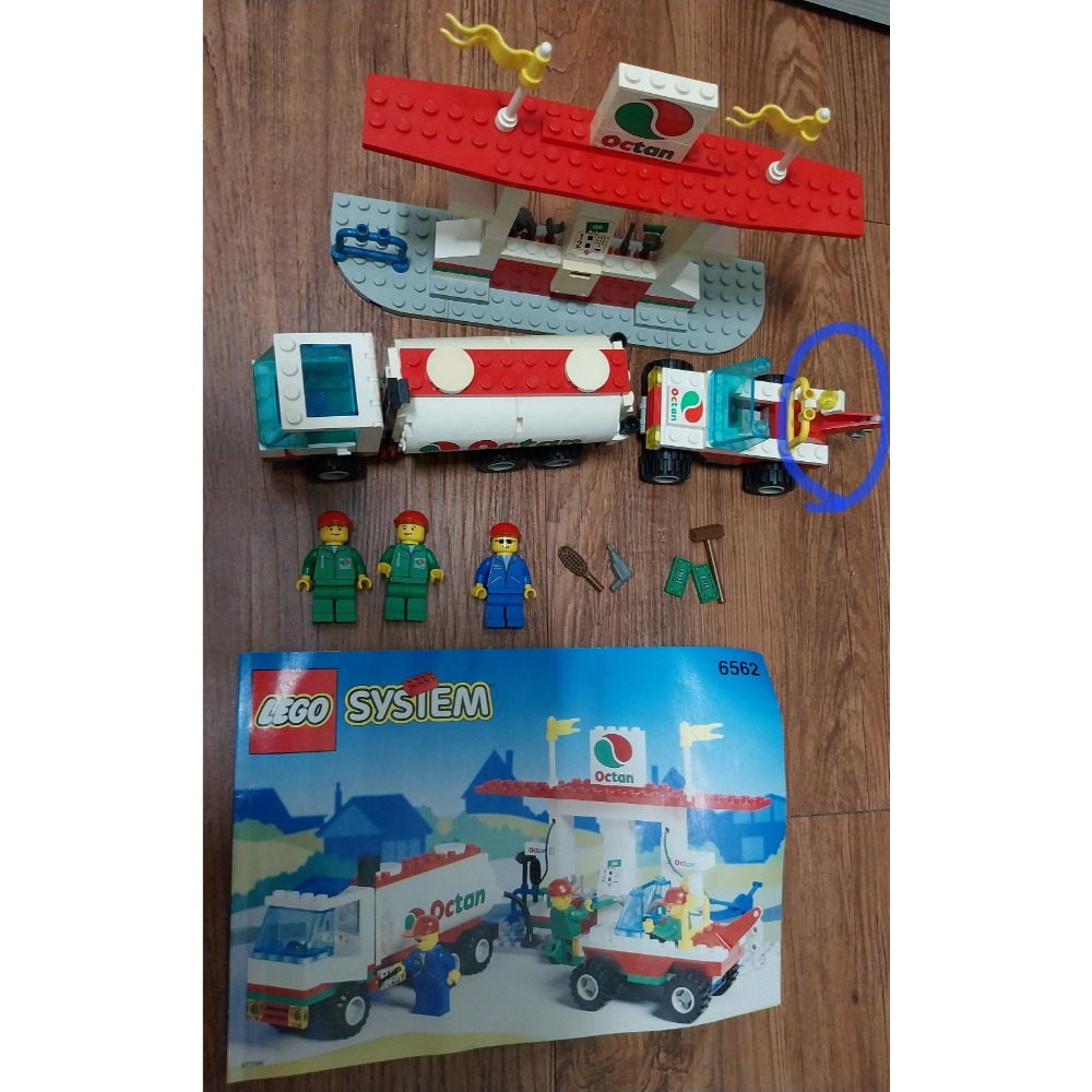 6562 lego 樂高 6562 城市 加油站-細節圖2