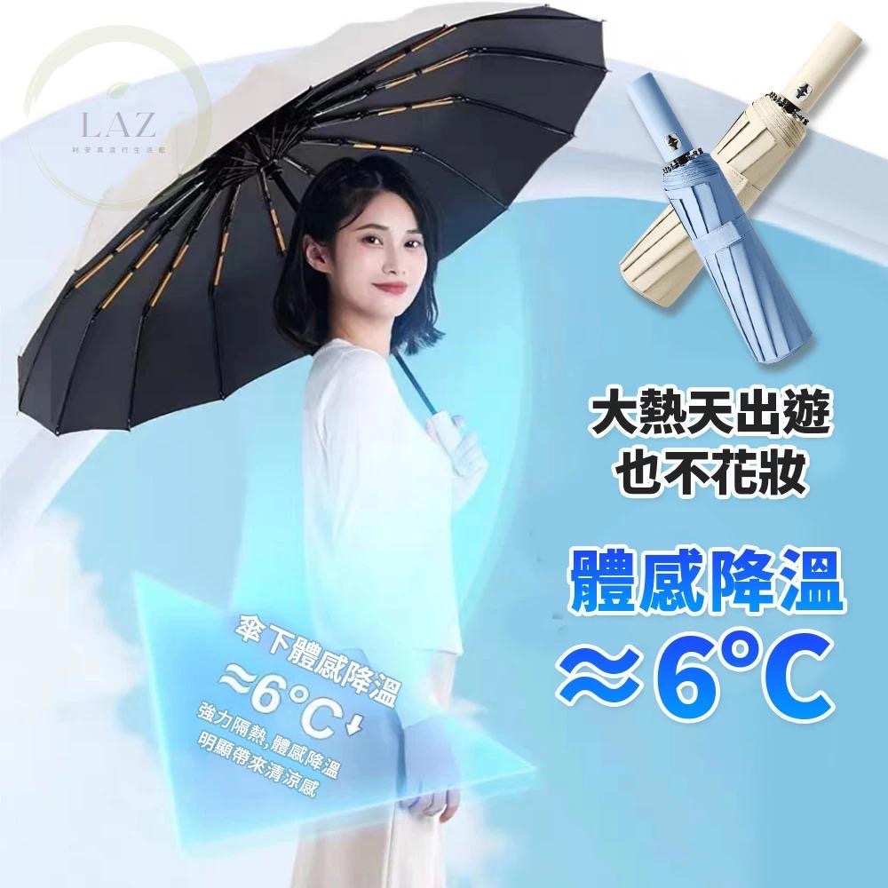 【自動開收】摺疊傘 晴雨傘 黑膠防曬自動傘 抗風摺疊傘 自動傘 24骨 遮陽傘 黑膠自動傘 自動摺疊傘 加大自動傘 雨傘-細節圖2