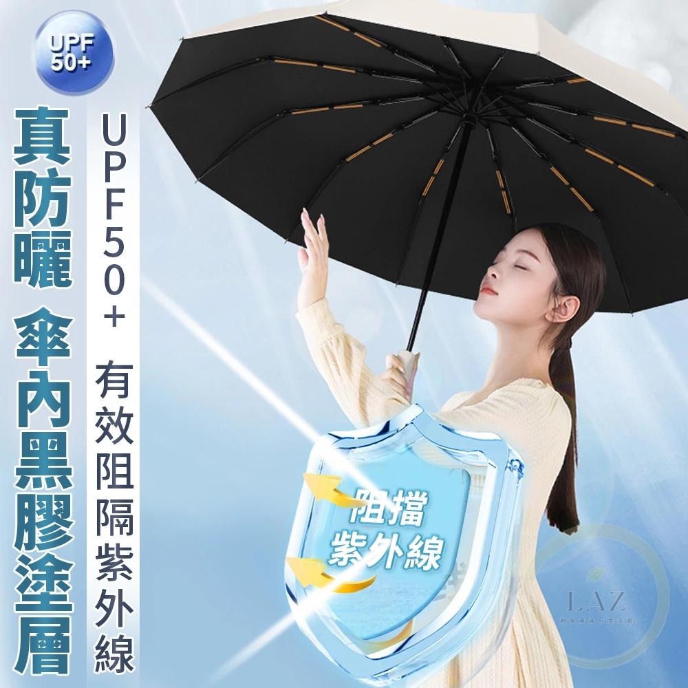【自動開收】摺疊傘 晴雨傘 黑膠防曬自動傘 抗風摺疊傘 自動傘 24骨 遮陽傘 黑膠自動傘 自動摺疊傘 加大自動傘 雨傘-細節圖9