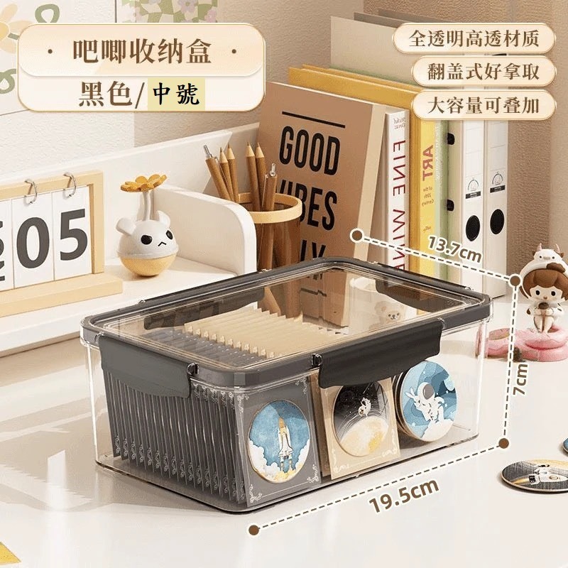 ❤️吧唧收納盒 密封收納盒 多功能收納盒-規格圖1