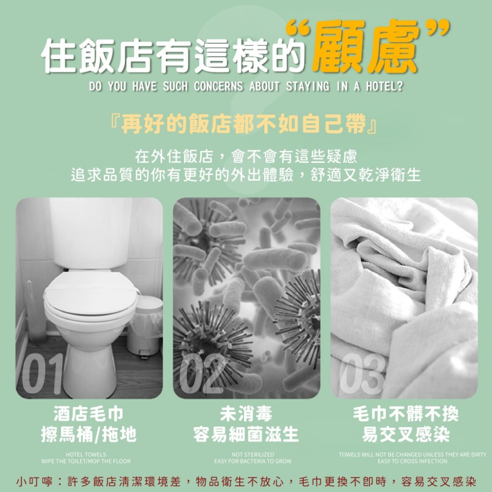 馬卡龍輕旅行壓縮毛巾(14入一盒)-細節圖2