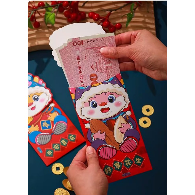龍年創意紅包袋(4入)-細節圖2