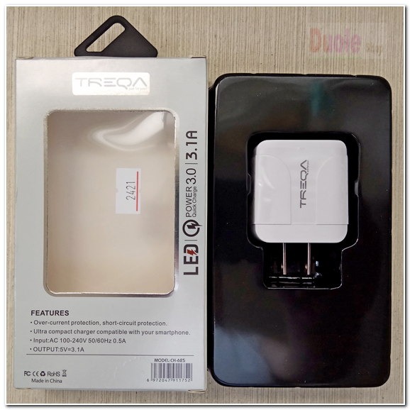 TREQA/2USB 3.1A智能通用充電頭/QUICK CHARGE 3.0/LED顯示電壓/電流-細節圖4