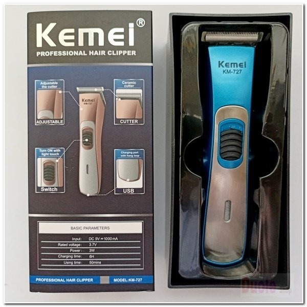 新款USB科美KM-727專業理髮剪/微調電推剪 KEMEI 科美專業理髮 理剪-細節圖6