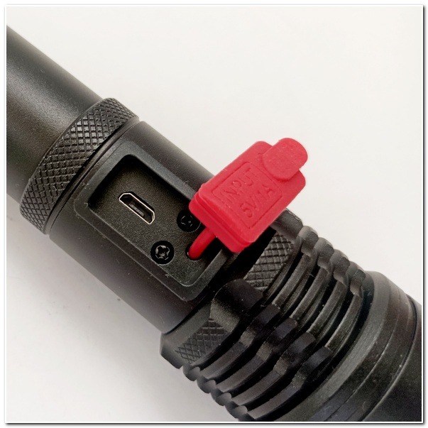 SF-P50-WX72 P50手電筒強光內建鋰電池 4燈電量指示 USB充電手電筒 P50手電筒 強光手電筒-細節圖6