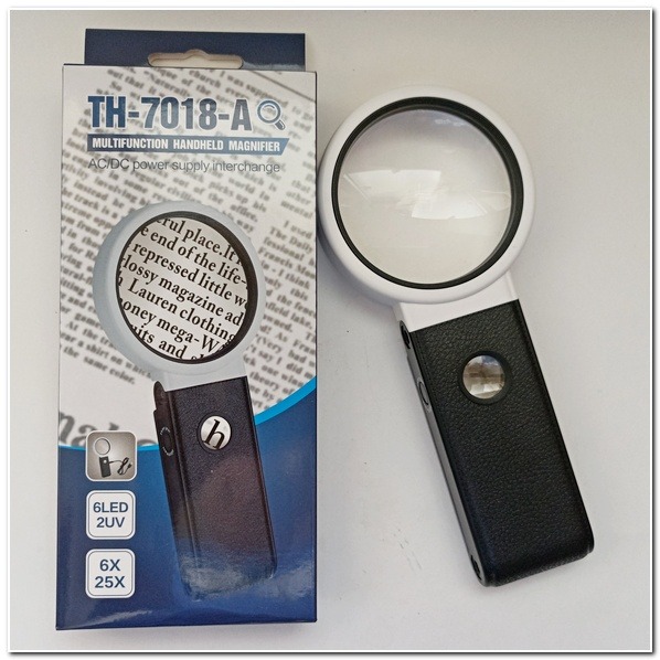 放大鏡折疊 8LED LED放大鏡燈/閱讀燈/照明燈 LED折疊式放大鏡 自帶燈 紫光驗鈔 折疊可立 手持放大鏡 放大鏡-細節圖10