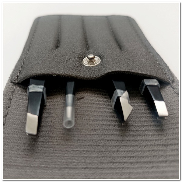 修眉夾4件套 美妝工具 修眉工具 修眉夾 不銹鋼斜口細口毛拔 斜口夾 眉毛夾 拔毛 鑷子 眉夾 鑷夾-細節圖5