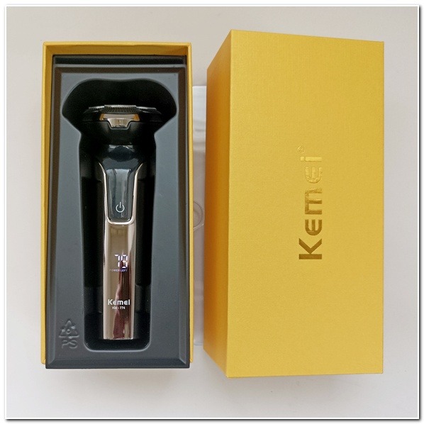 KEMEI 科美KM-774三刀頭旋轉剃鬚刀 電動刮鬍刀 充電式剔鬍刀 科美充電式刮鬍刀120分鐘/1200mAh大電量-細節圖8