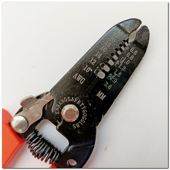 6吋萬用剝線鉗 0.6-2.6mm 剝皮 電線鉗 剪線鉗 剝線鉗 安全扣 脫線鉗 撥線鉗 鉗子-細節圖3