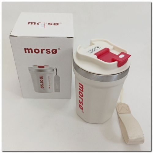 MORSO 隨手保溫杯 直飲咖啡杯 保溫杯 316內膽 雙層隔熱 耐磨防刮 不鏽鋼保溫杯