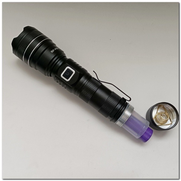 P90手電筒 XHP90手電筒 筆夾手電筒/USB充電手電筒/3000流明以上-細節圖3