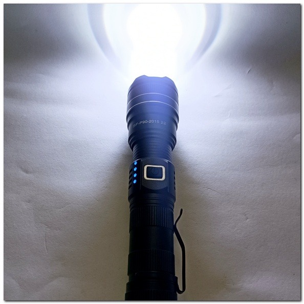 P90手電筒 XHP90手電筒 筆夾手電筒/USB充電手電筒/3000流明以上-細節圖5