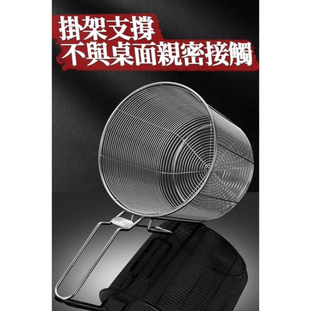 火鍋濾網 304不鏽鋼漏勺 火鍋網 火鍋漏杯 撈麵 麵勺 火鍋掛勾 鍋邊籃油 炸網-細節圖7