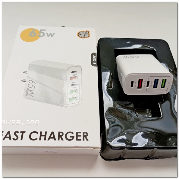 65W五口充電器 快速充電頭 手機充電頭 多孔充電頭 usb充電頭 手機通用充電器 手機充電器 PD快充頭-細節圖3