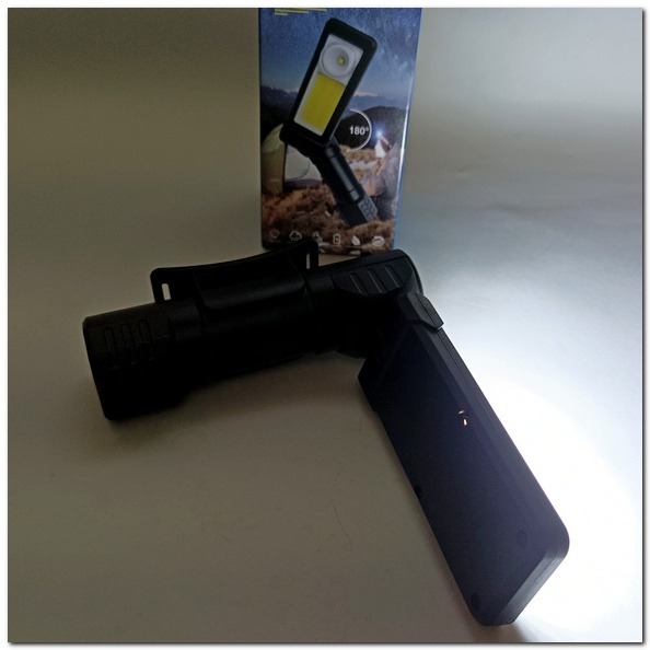 黃白雙光源頭燈 180度調整手持磁吸工作燈 專業維修燈手電筒 56個高亮LED燈珠 黃白雙光源 LED頭燈頭燈 手持手電-細節圖4