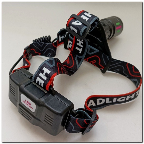 SF 24白激光 變焦強光頭燈防水 釣魚頭燈 頭戴式頭燈 激光炮 夜釣燈 露營 登山 戶外照明附18650鋰電池*1-細節圖2