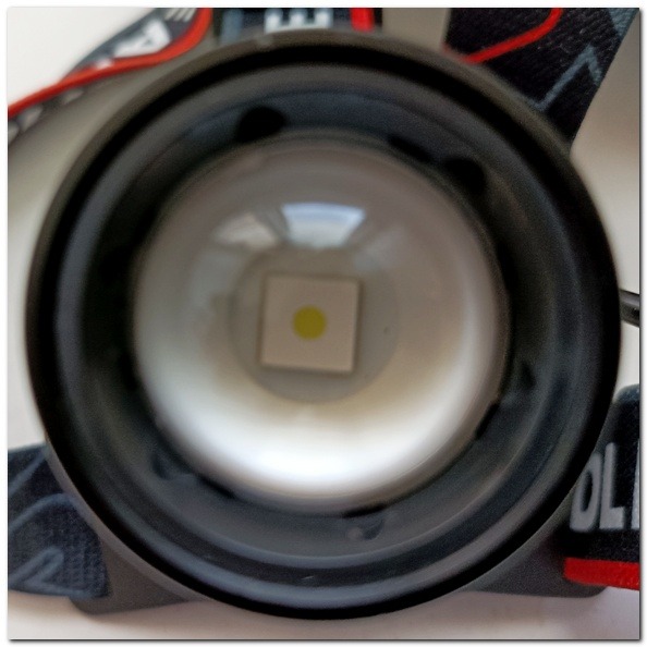 SF 24白激光 變焦強光頭燈防水 釣魚頭燈 頭戴式頭燈 激光炮 夜釣燈 露營 登山 戶外照明附18650鋰電池*1-細節圖4