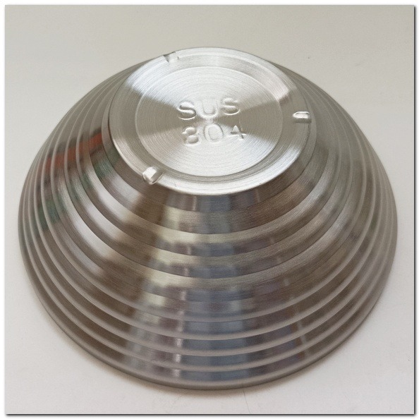 不鏽鋼拉麵碗 304不鏽鋼隔熱碗  18cm拉麵碗 不鏽鋼泡麵碗 不鏽鋼碗 日式碗 防燙碗 不鏽鋼隔熱碗-細節圖4