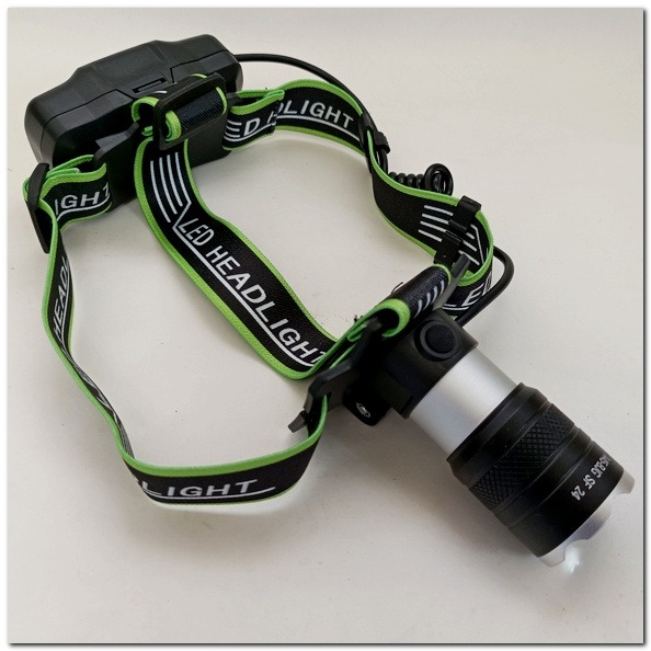 遠射強光頭燈 白激光 激光炮 單核 頭燈 強光頭燈 廣角變焦 A45-BJG SF24/附18650鋰電池1-細節圖2