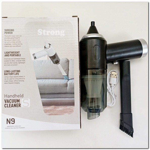 N9小巧便攜無線吸塵 車用吸塵器 手持吸塵器 無線吸塵器 吸塵/吹塵2用 汽車無線吸塵器 小鋼炮吸塵器-細節圖5