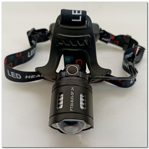 T30遠射強光頭燈 白激光 激光炮 單核 頭燈 強光頭燈 廣角變焦 白激光SF24/附18650鋰電池1-細節圖6