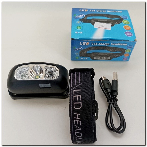 LED防水感應式頭燈 /頭燈/LED 感應頭燈 登山頭燈 露營頭燈 安全帽燈-細節圖2