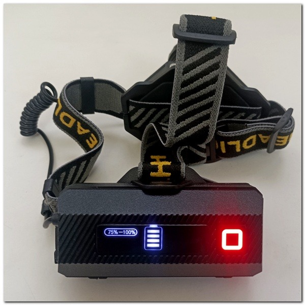 白黃雙光感應頭燈 白極光 激光強力頭燈 戶外感應頭燈 黃白雙光頭燈 感應頭燈 強力頭燈 附18650鋰電池-細節圖7