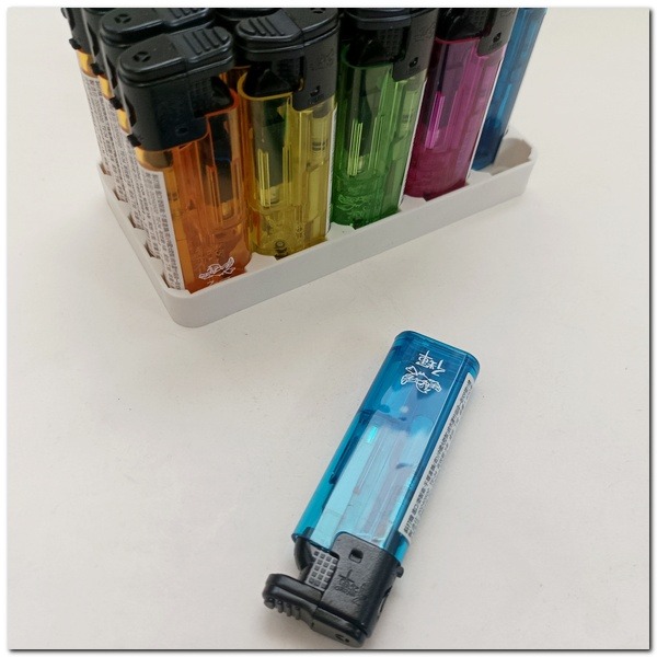 千輝 防風打火機 斜打 TE-34  防風 噴射 斜打 量販一盒 25入 整盒裝-細節圖2