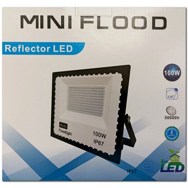 LED投射燈 戶外燈 投射燈 LED省電 探照燈100W 戶外 投射燈  探照燈 招牌燈 IP67防護等級-細節圖5