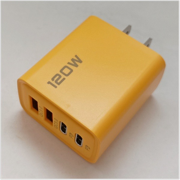 120W充電器 氮化鎵充電器 USBPD快充頭 充電器 兼容多設備快充 快速充電 蘋果安卓充電頭 四孔2PD+2USB-細節圖4