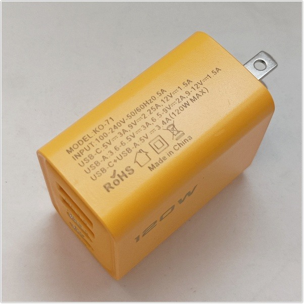 120W充電器 氮化鎵充電器 USBPD快充頭 充電器 兼容多設備快充 快速充電 蘋果安卓充電頭 四孔2PD+2USB-細節圖5