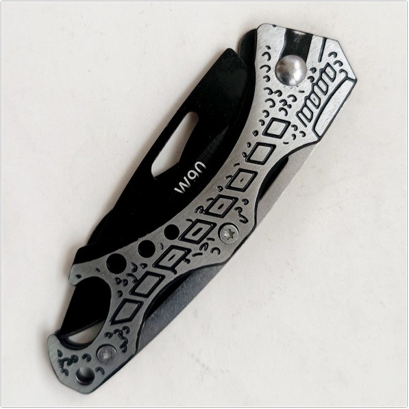 W90精品小刀/露營登山刀具/特殊鋼刃折刀/開瓶器-細節圖4