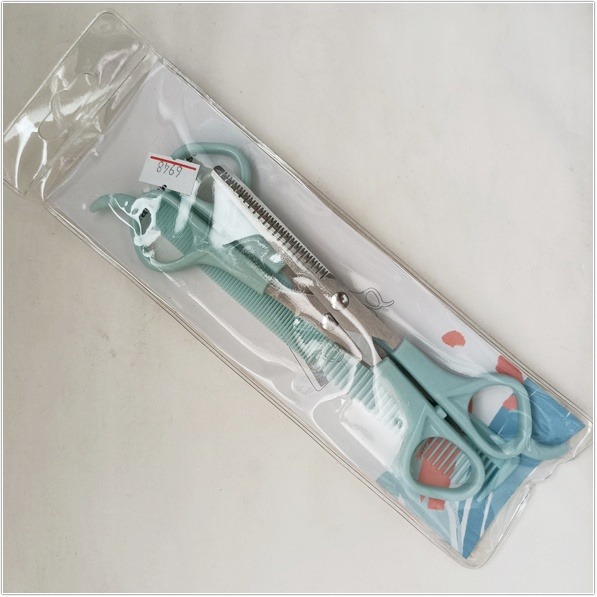 理髮剪刀三件組 美髮工具 剪刀組 理髮工具 家用 理髮剪 美髮剪刀 理髮器 套裝 美髮造型剪刀 牙剪 平剪-細節圖5