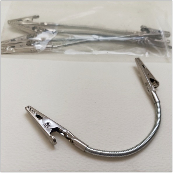 萬向雙頭鱷魚夾5入/組 蚊香夾 雙頭夾 夾子 照片夾名片夾便箋夾子 金屬鋼鱷魚夾便條夾-細節圖2