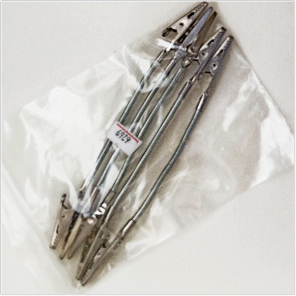 萬向雙頭鱷魚夾5入/組 蚊香夾 雙頭夾 夾子 照片夾名片夾便箋夾子 金屬鋼鱷魚夾便條夾-細節圖3