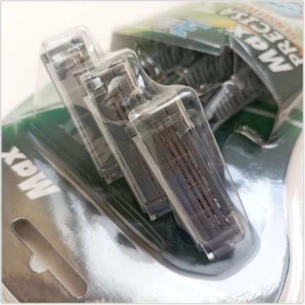 Max PRECISA輕便刀(3入/組)Max PRECISA 刮鬍刀 三層一次性刮鬍刀-細節圖3