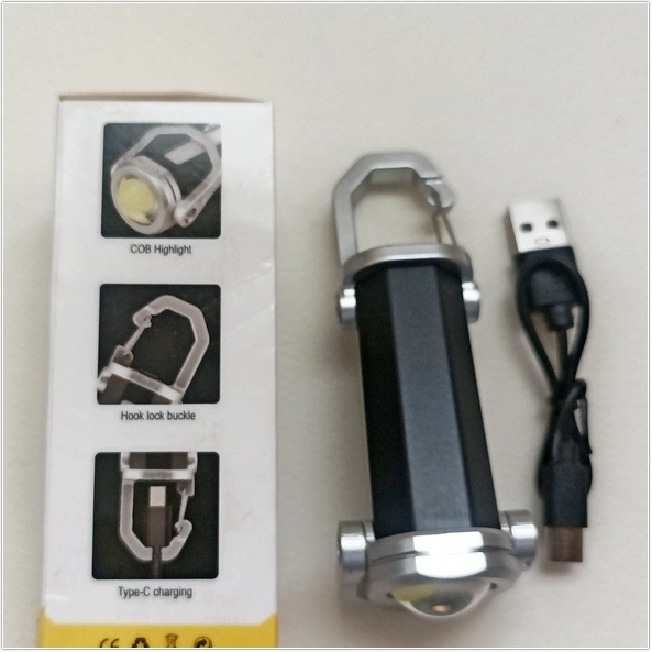 鑰匙圈手電筒 防水鑰匙扣燈 隨身鑰匙扣燈 隨身燈 鑰匙扣燈 鑰匙燈 迷你燈 紅藍警示閃燈 手電筒-細節圖2