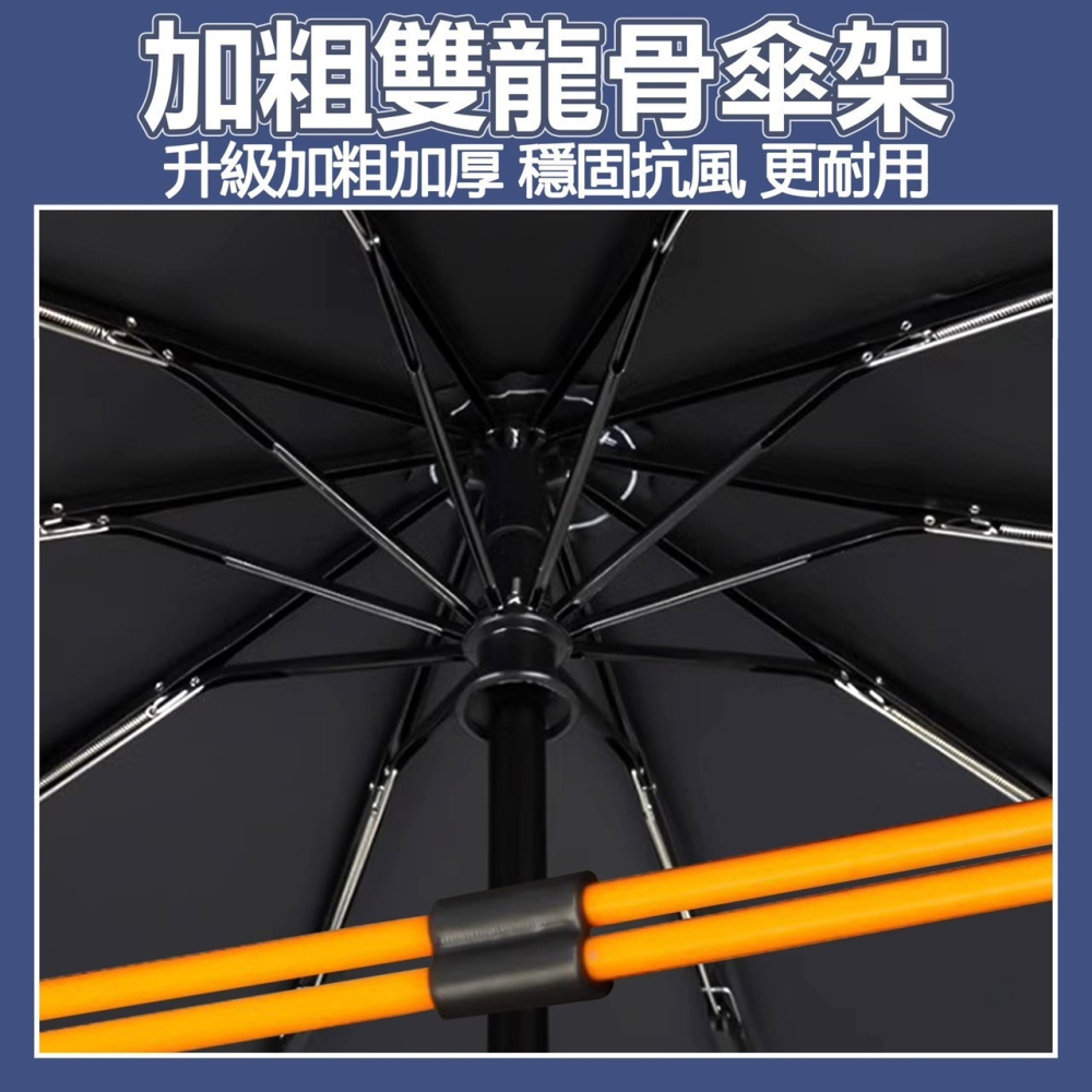 勾勾傘 環扣自動傘 抗UV 雨傘 晴雨傘 折疊傘 遮陽傘 防潑水 摺疊傘 防風 旅遊必備-細節圖2