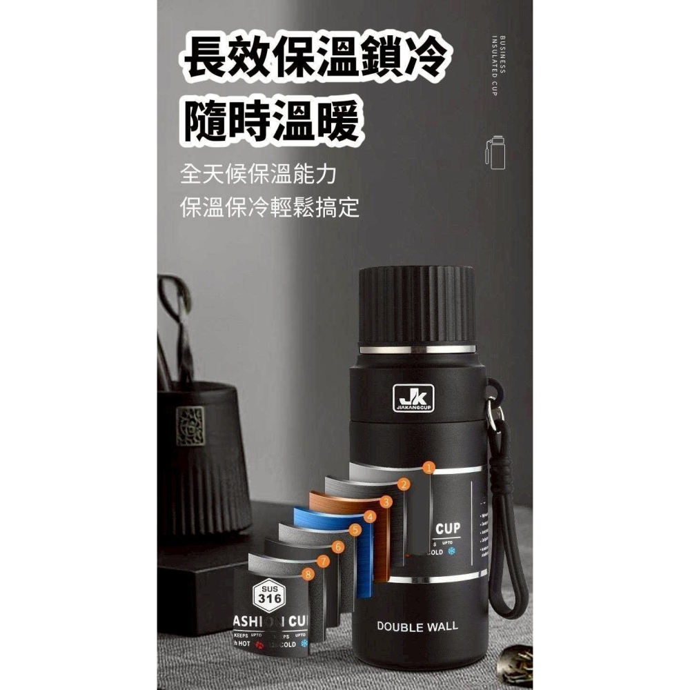 真空雙層不鏽鋼保溫瓶 316不鏽鋼水壺 不鏽鋼保溫瓶 保溫瓶 保溫杯 水壺 不鏽鋼保溫杯-細節圖3