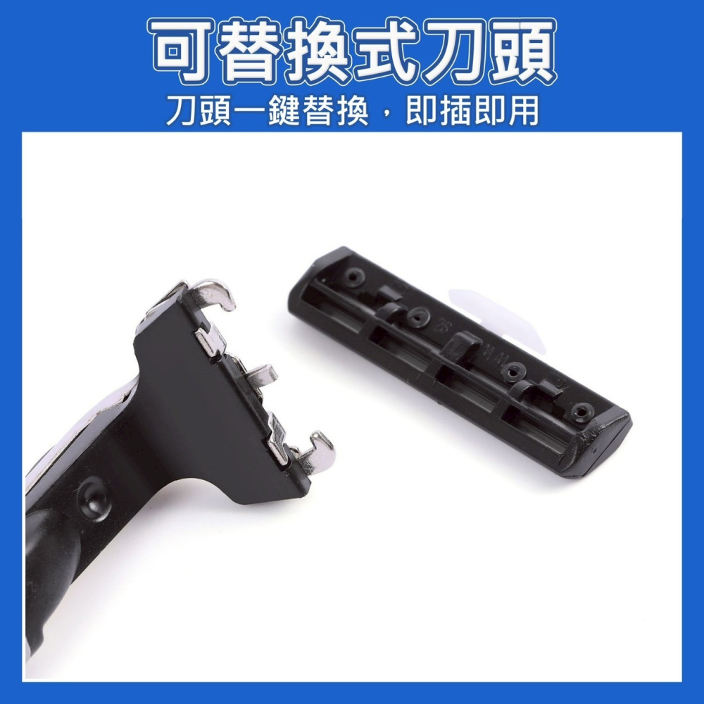 手動刮鬍刀 手動雙層剃須刀 刮鬍刀 經典不銹鋼 1柄+30頭-細節圖3